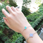 Dream BUTTERFLY TURQUOISE BUTTERFLY BRACELET SILVER
