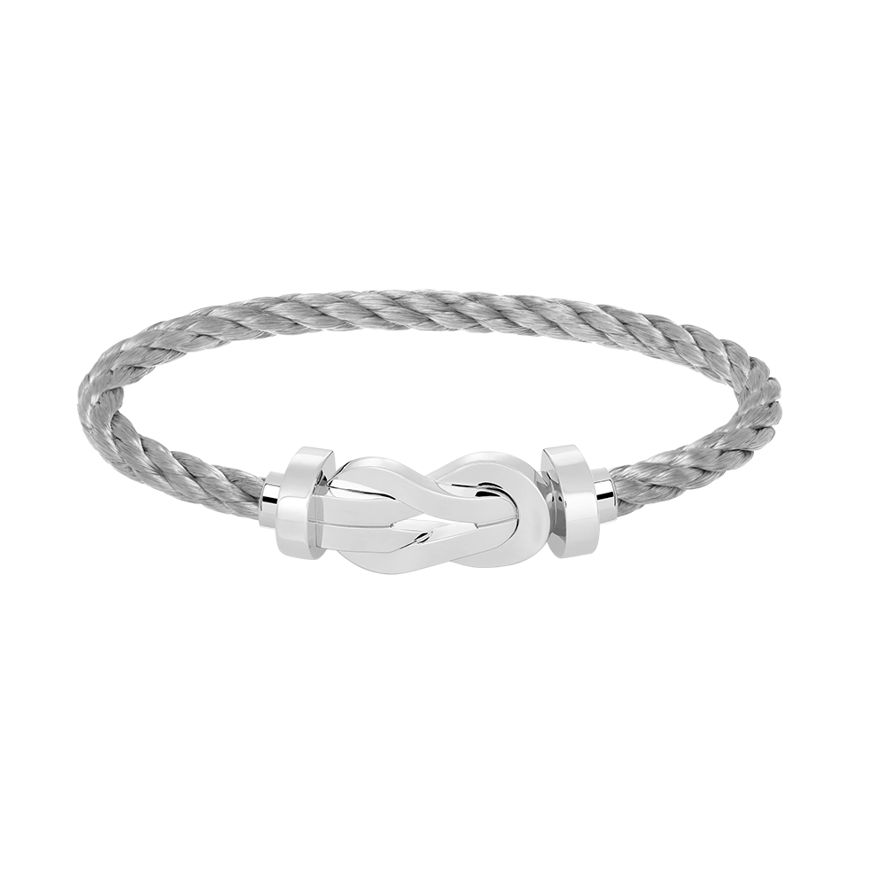 Dream CHANCE LARGE 8 FIGURE BUCKLE NO DIAMOND BRACELET SILVER