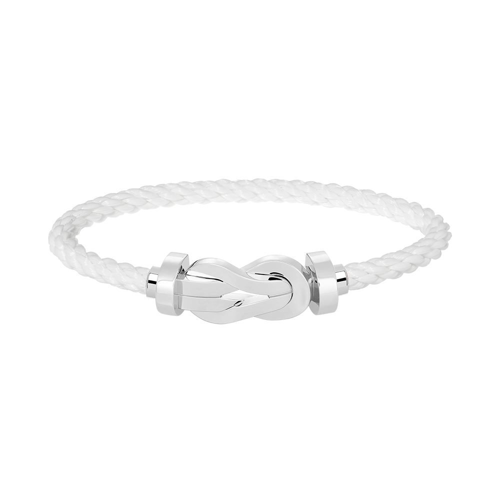 Dream CHANCE LARGE 8 FIGURE BUCKLE NO DIAMOND BRACELET SILVER