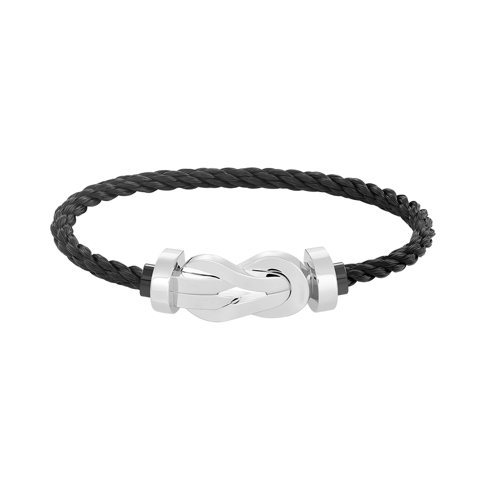 Dream CHANCE LARGE 8 FIGURE BUCKLE NO DIAMOND BRACELET SILVER