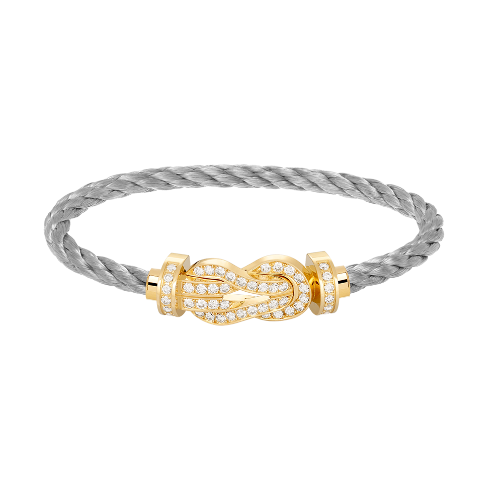 Dream CHANCE LARGE 8 FIGURE BUCKLE FULLDIAMOND BRACELET GOLD