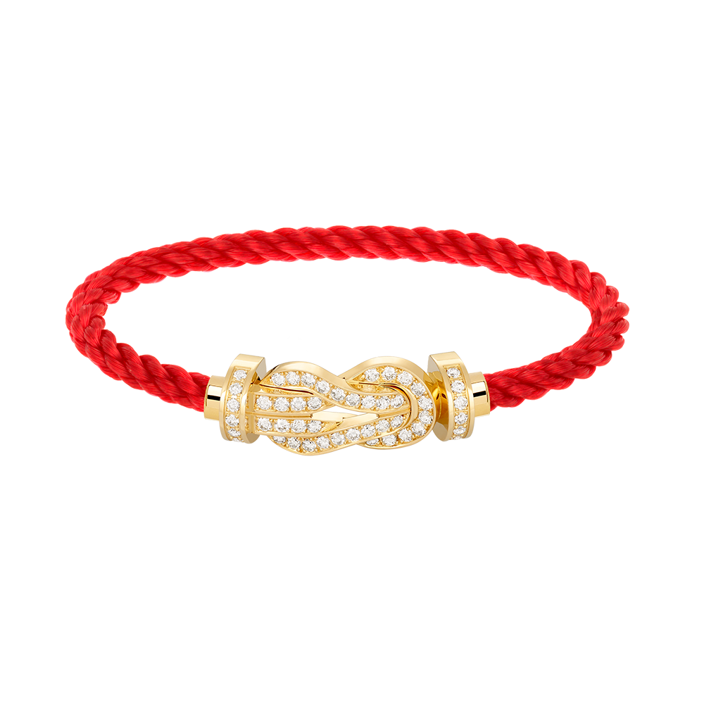 Dream CHANCE LARGE 8 FIGURE BUCKLE FULLDIAMOND BRACELET GOLD