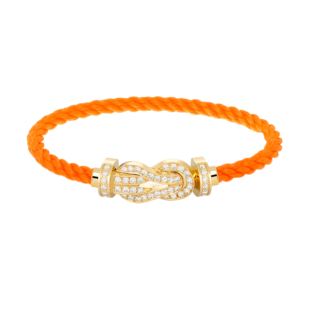 Dream CHANCE LARGE 8 FIGURE BUCKLE FULLDIAMOND BRACELET GOLD