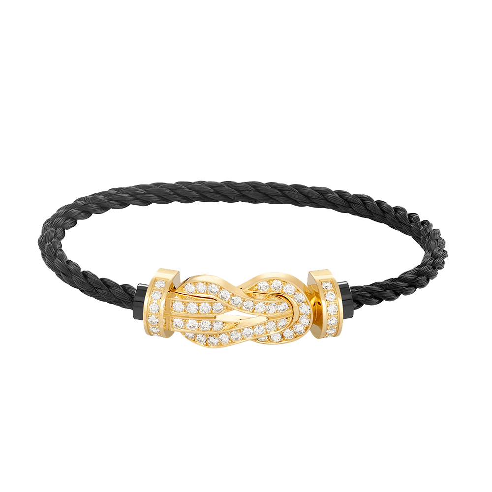 Dream CHANCE LARGE 8 FIGURE BUCKLE FULLDIAMOND BRACELET GOLD