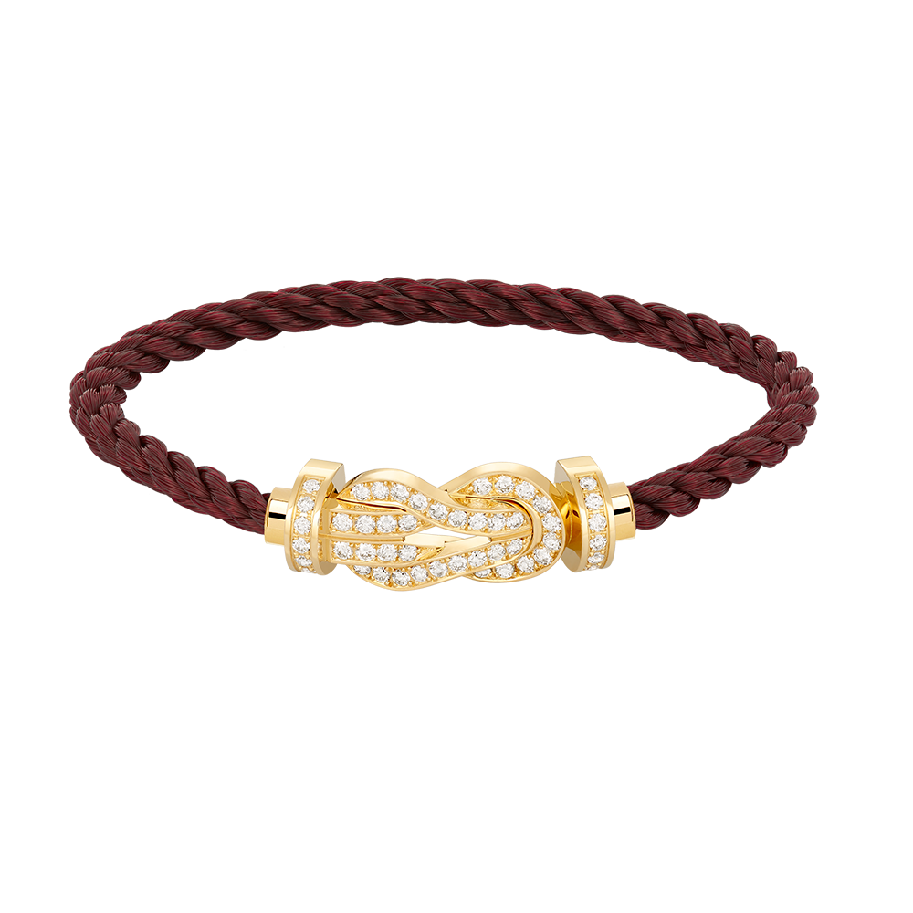 Dream CHANCE LARGE 8 FIGURE BUCKLE FULLDIAMOND BRACELET GOLD