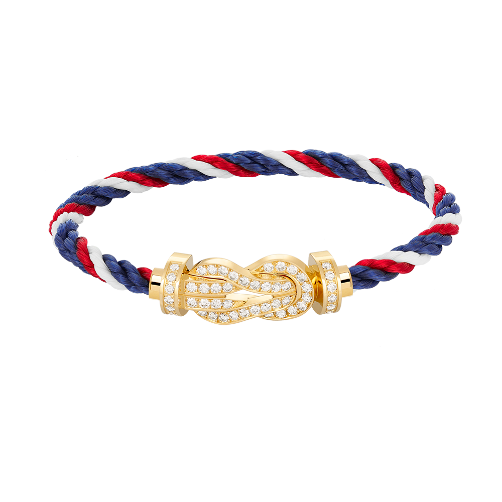 Dream CHANCE LARGE 8 FIGURE BUCKLE FULLDIAMOND BRACELET GOLD