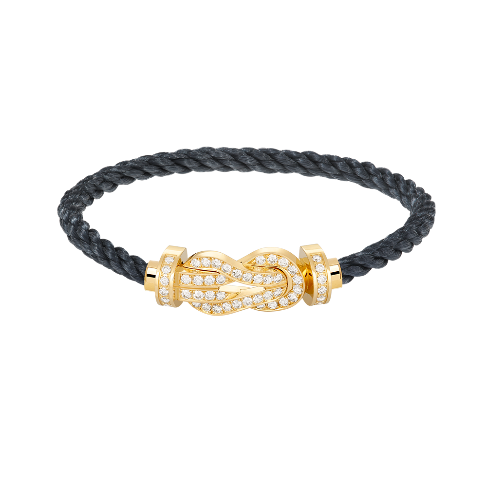 Dream CHANCE LARGE 8 FIGURE BUCKLE FULLDIAMOND BRACELET GOLD