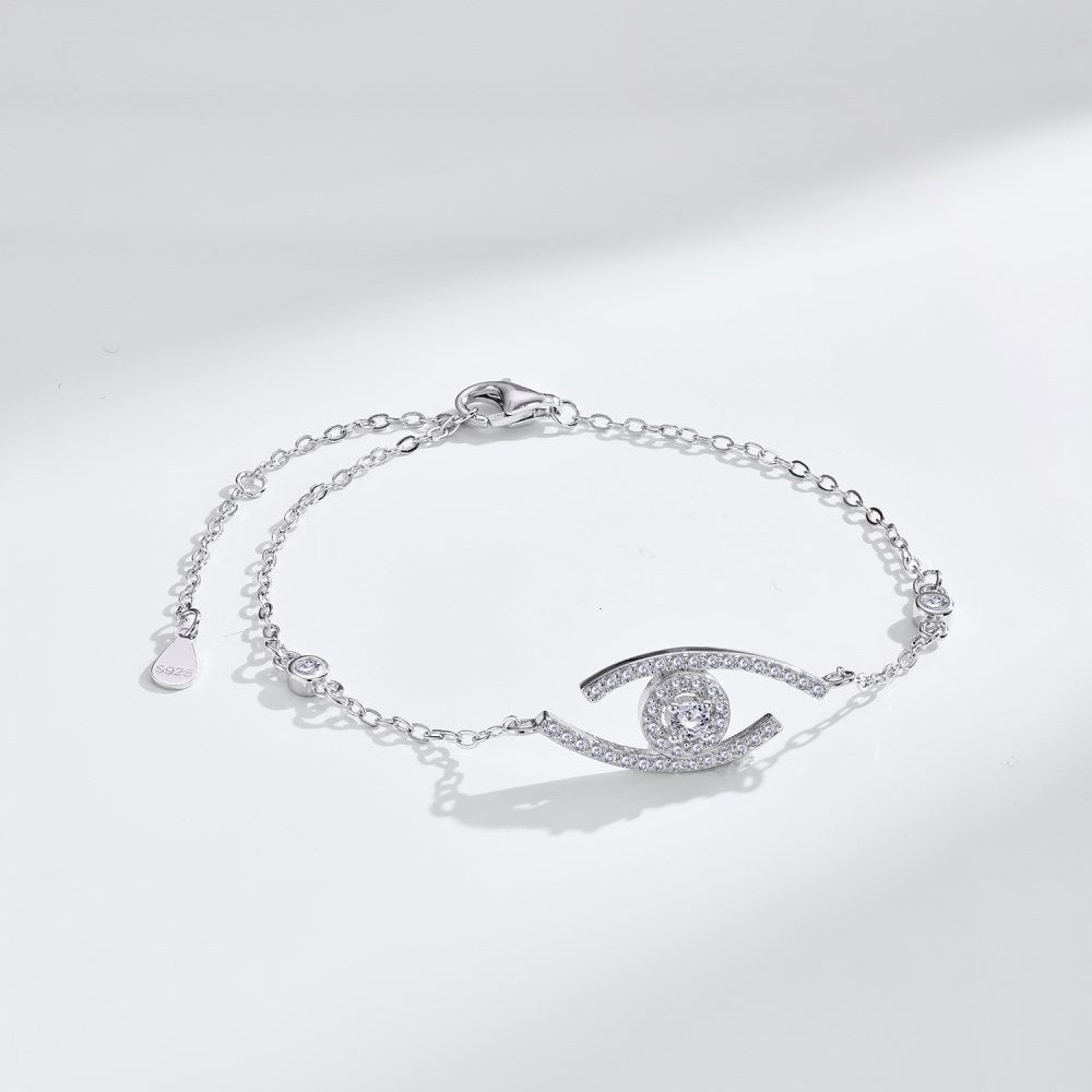 [Dream] Lucky-Eye-Armband mit Pavé-Diamanten
