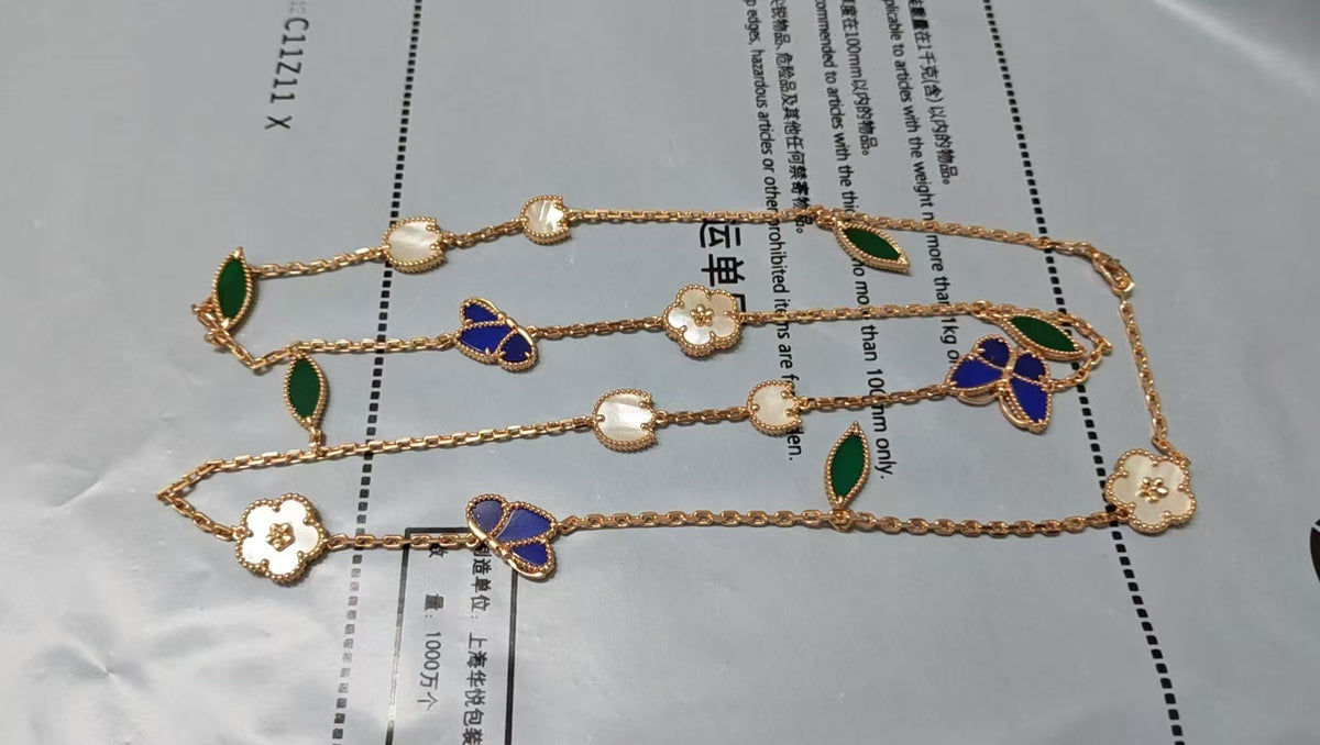 [Dream ] 26 NEW CLOVER 15 MOTIFS LUCKY NECKLACE