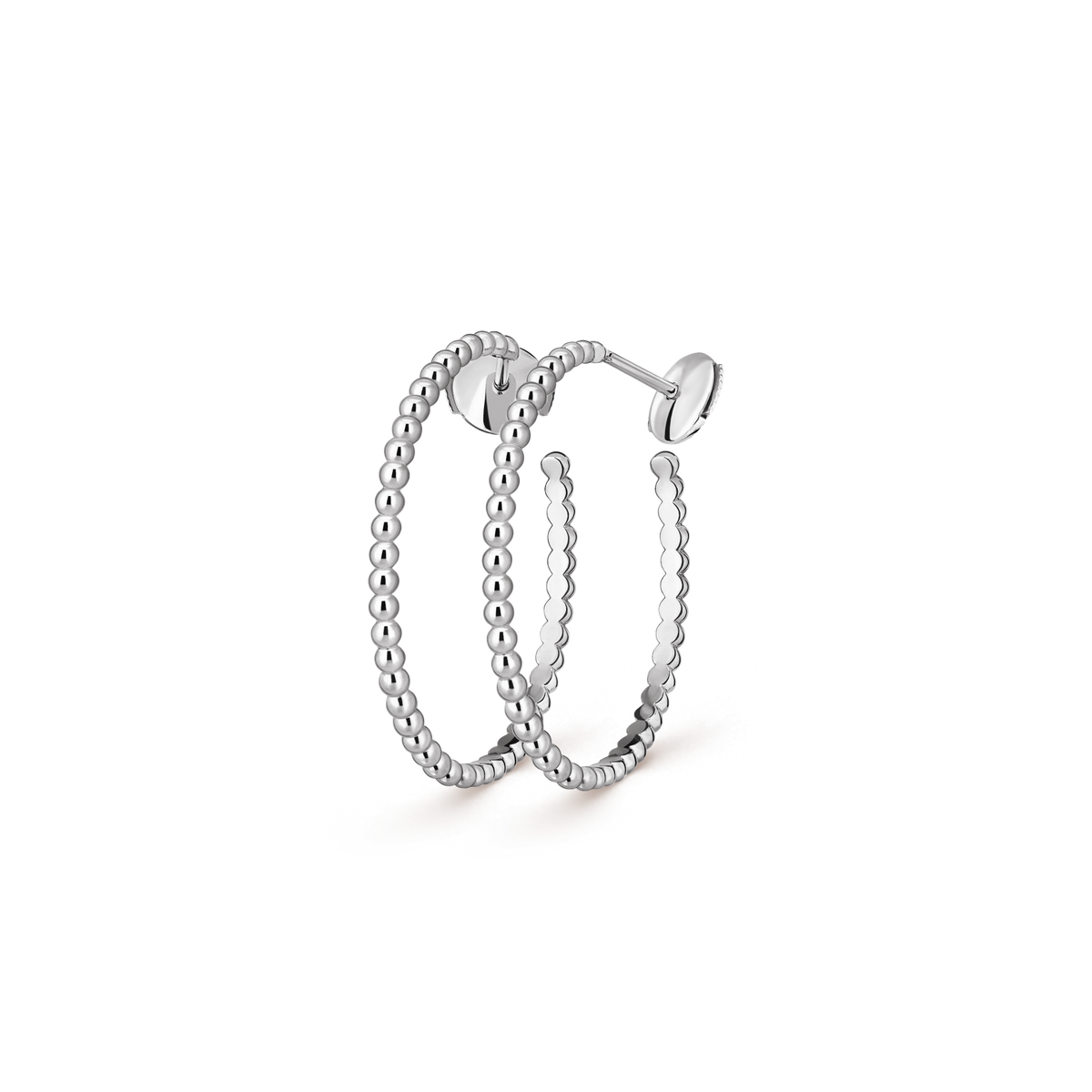 [Dream ]  SMOOTH BEAD STUD EARRINGS