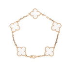 [Traum ]Neues CLOVER 5 MOTIF ARMBAND AUS BERGKRISTALL
