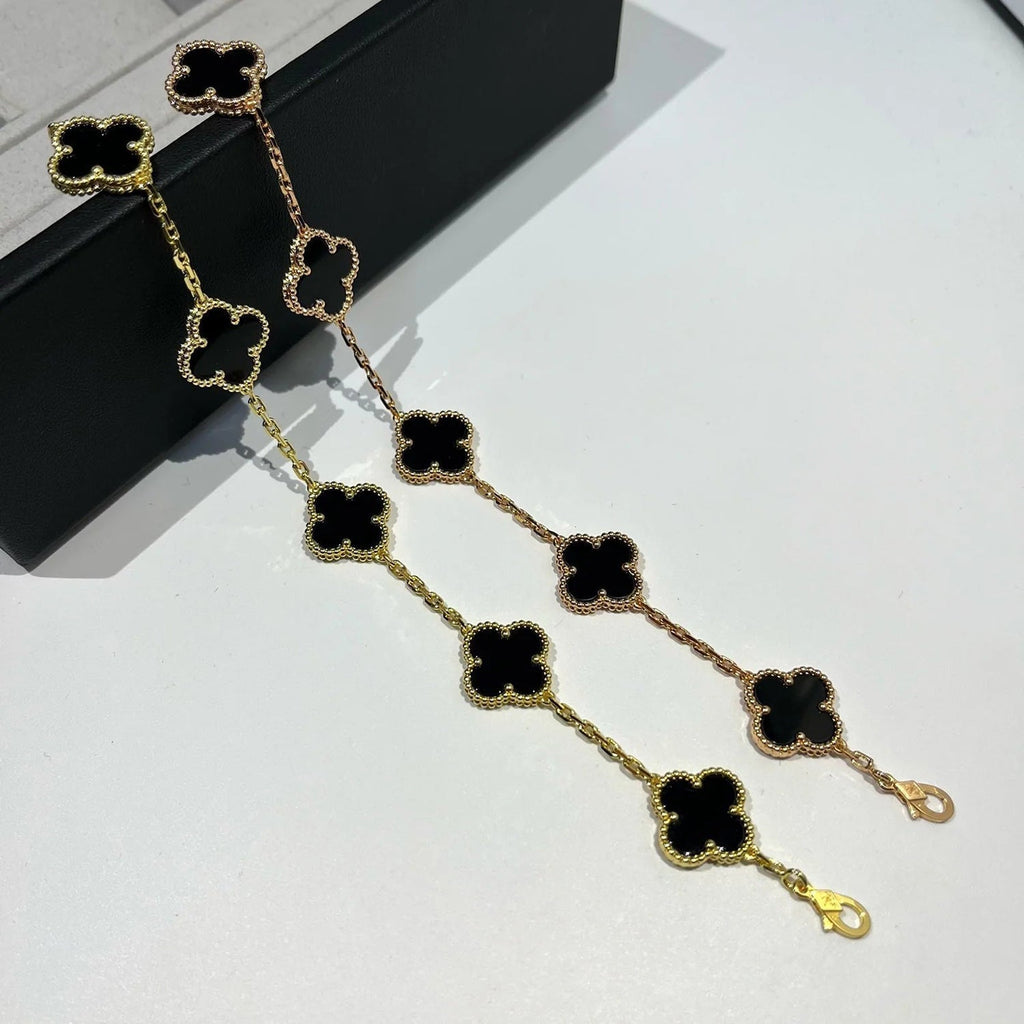 [Dream ]New CLOVER 5 MOTIF ONYXS BRACELET COLLECTION