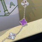 [Dream ]New  CLOVER 5 MOTIF VIOLET BRACELET COLLECTION