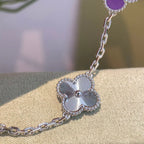 [Dream ]New  CLOVER 5 MOTIF VIOLET BRACELET COLLECTION