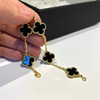 [Dream ]New CLOVER 5 MOTIF ONYXS BRACELET COLLECTION