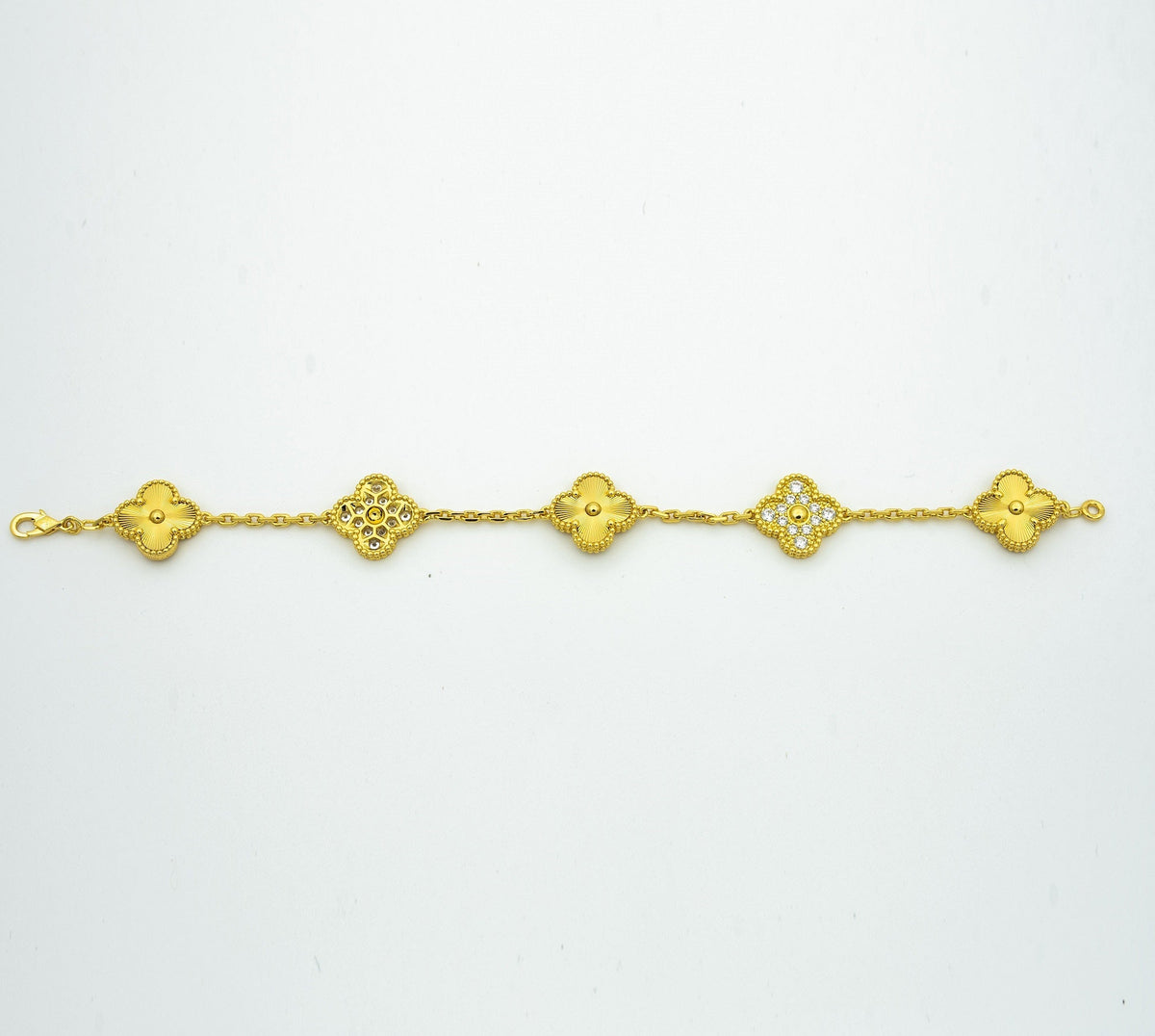 [Dream ]New  CLOVER 5 MOTIF LASER BRACELET COLLECTION