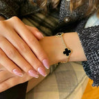 [Dream ]New CLOVER 5 MOTIF ONYXS BRACELET COLLECTION