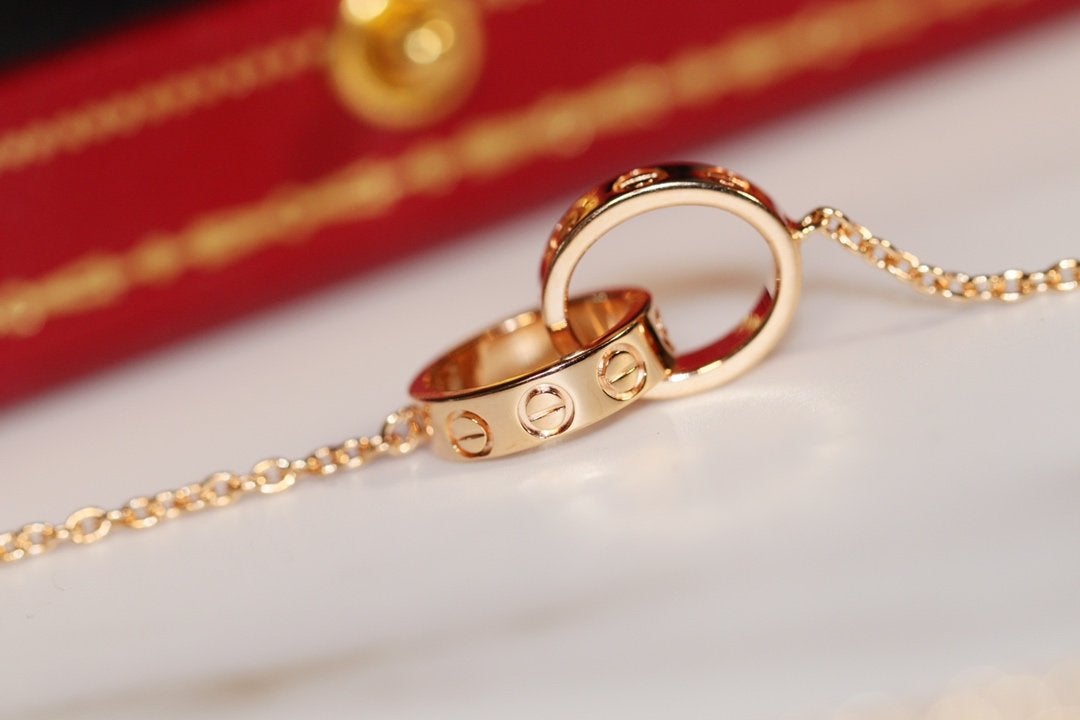 DREAM LOVE HALSKETTE ROSÉGOLD UND SILBER