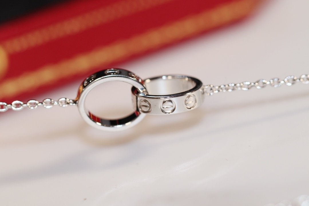 DREAM LOVE HALSKETTE ROSÉGOLD UND SILBER
