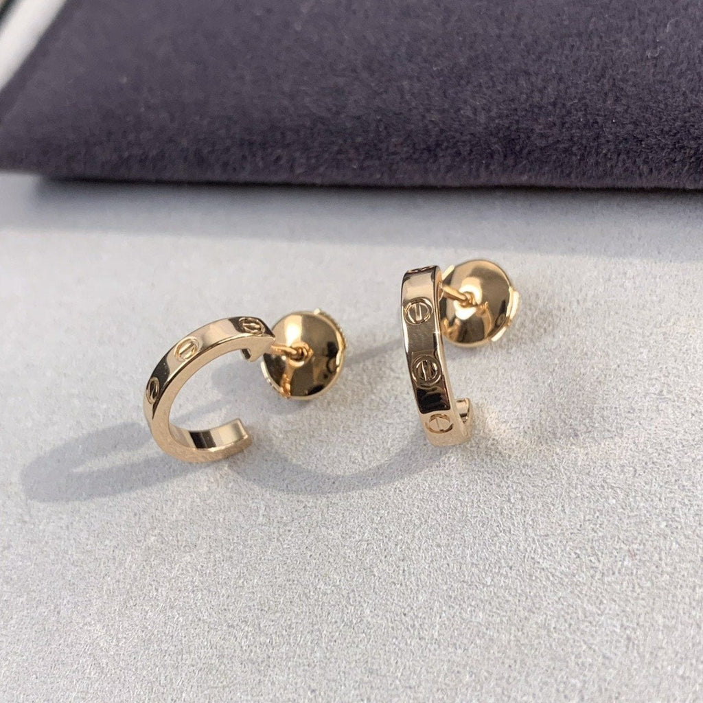 Dream LOVE EARRINGS 2.65MM PINK GOLD