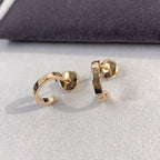 Dream LOVE EARRINGS 2.65MM PINK GOLD
