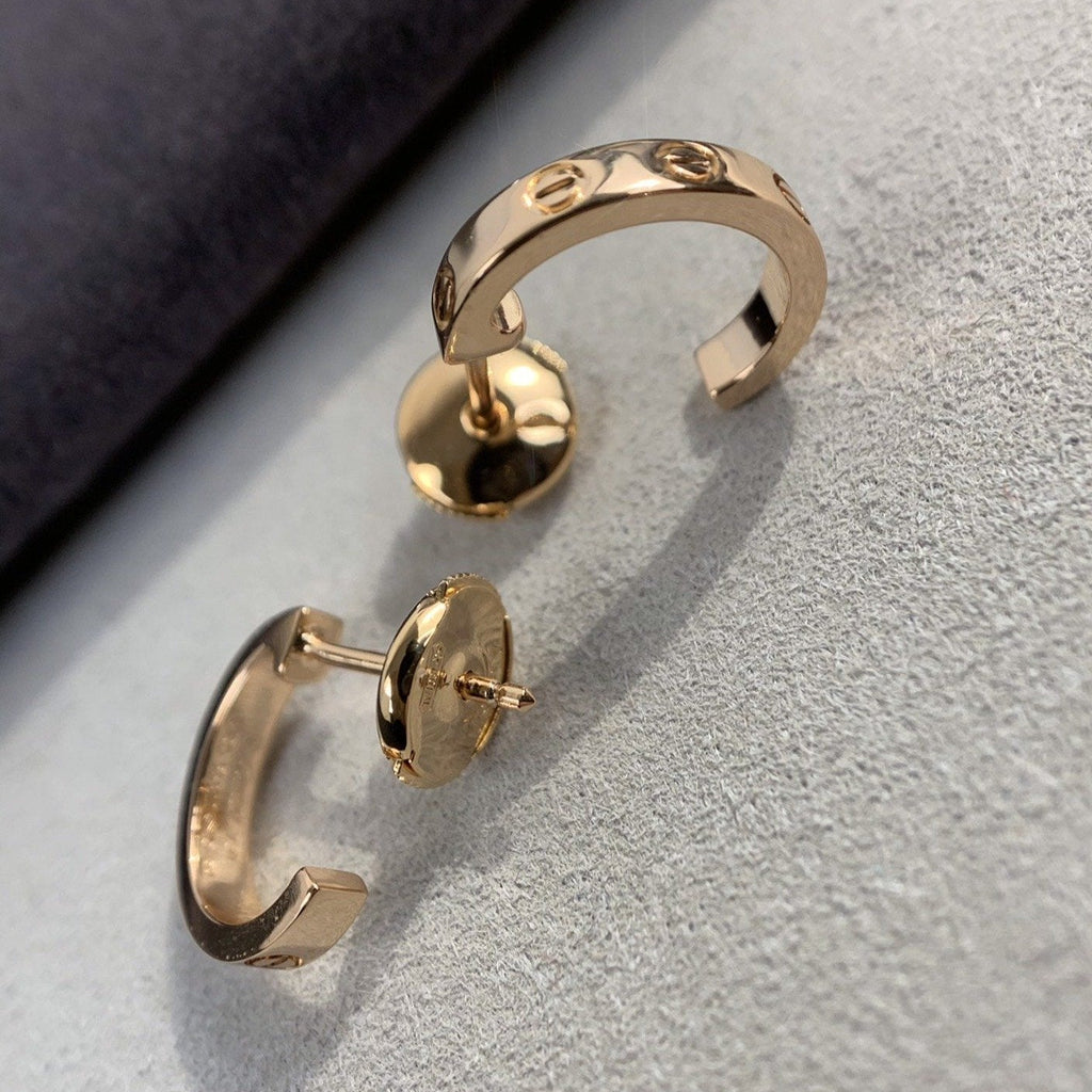 Dream LOVE EARRINGS 2.65MM PINK GOLD