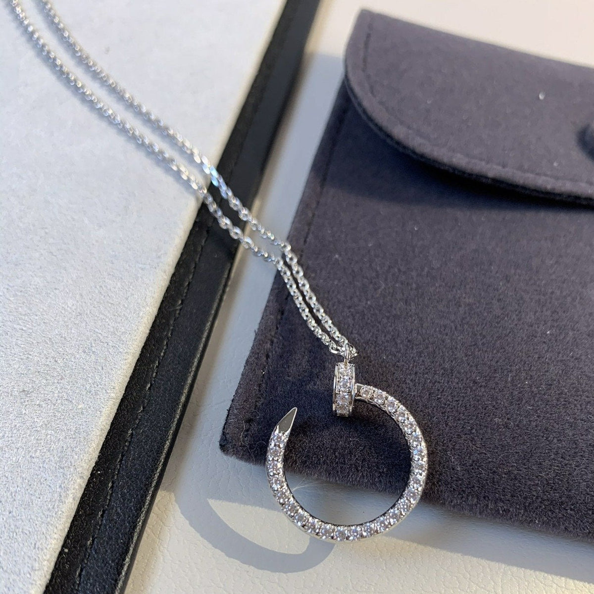 DREAM JUSTE HALSKETTE SILBER DIAMANTEN