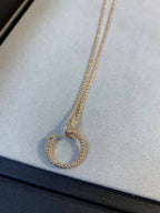 Dream JUSTE NECKLACE PINK GOLD DIAMONDS