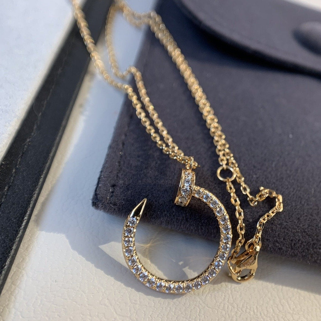 Dream JUSTE NECKLACE PINK GOLD DIAMONDS