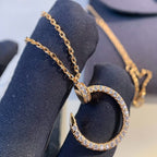 Dream JUSTE NECKLACE PINK GOLD DIAMONDS