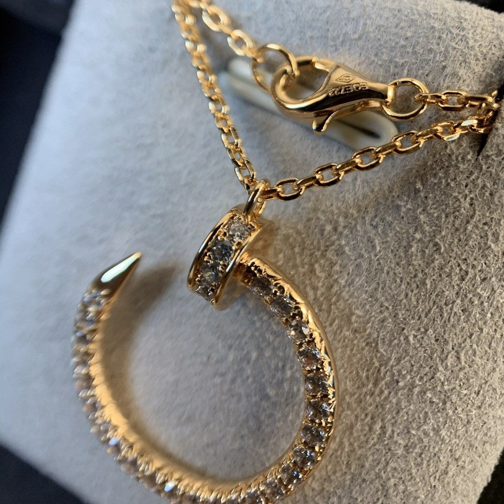 Dream JUSTE NECKLACE PINK GOLD DIAMONDS