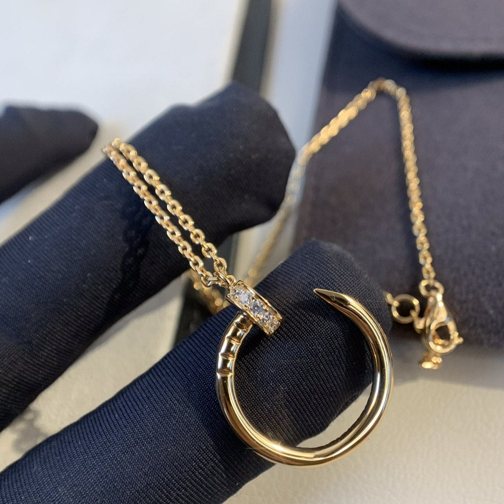 Dream JUSTE NECKLACE PINK GOLD DIAMONDS
