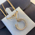 Dream JUSTE NECKLACE PINK GOLD DIAMONDS
