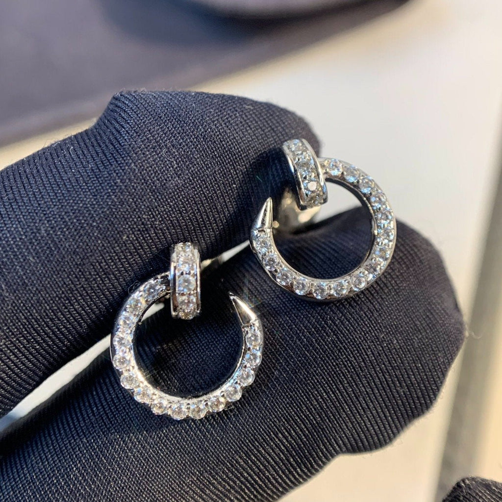 Dream JUSTE EARRINGS SILVER DIAMONDS