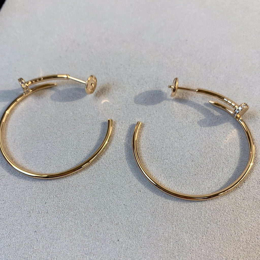 Dream JUSTE EARRINGS GOLD DIAMONDS 1.8MM