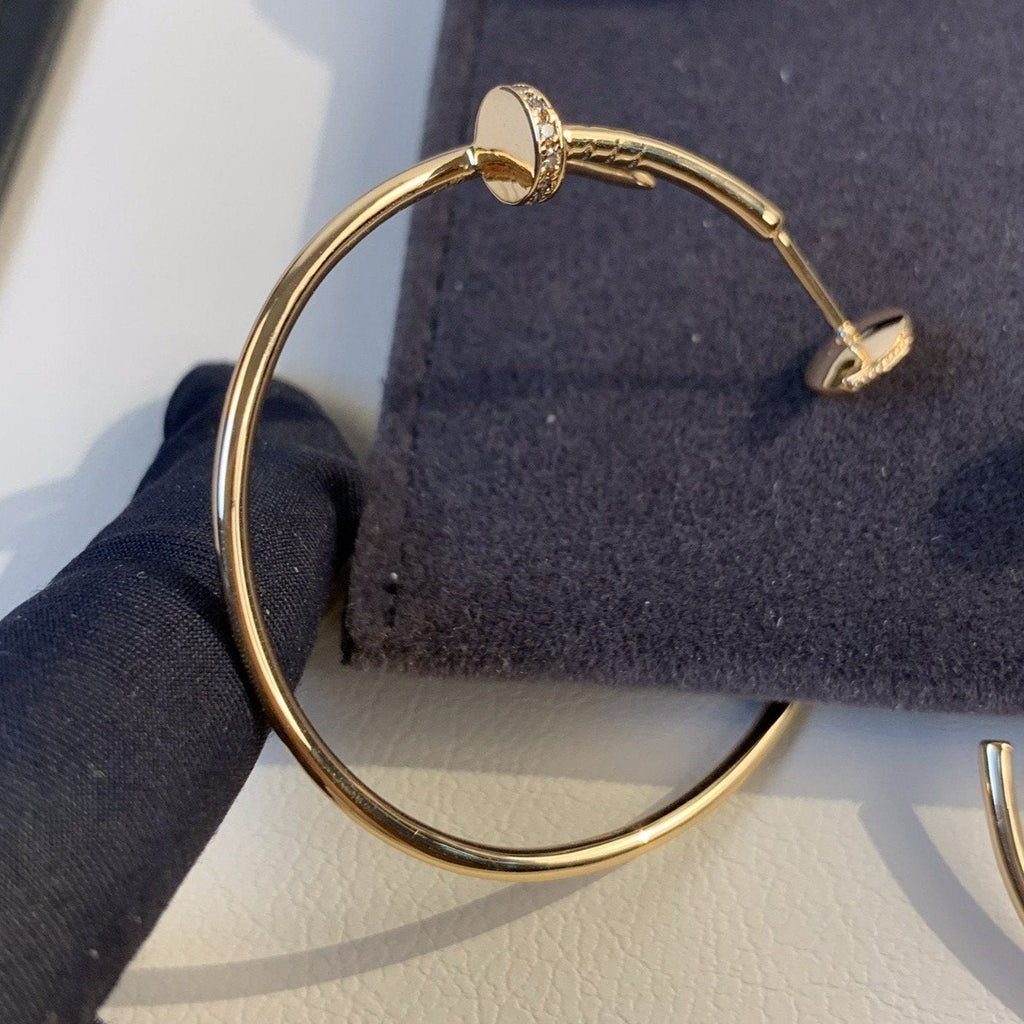 Dream JUSTE EARRINGS GOLD DIAMONDS 1.8MM