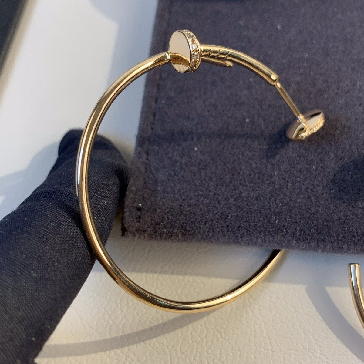 ドリーム・ジュスト・イヤリング ゴールド ダイヤモンド 1.8mm