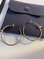Dream JUSTE EARRINGS GOLD DIAMONDS 1.8MM