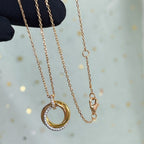 Dream TRINITY-HALSKETTE SILBER GOLD ROSÉGOLD DIAMANTEN