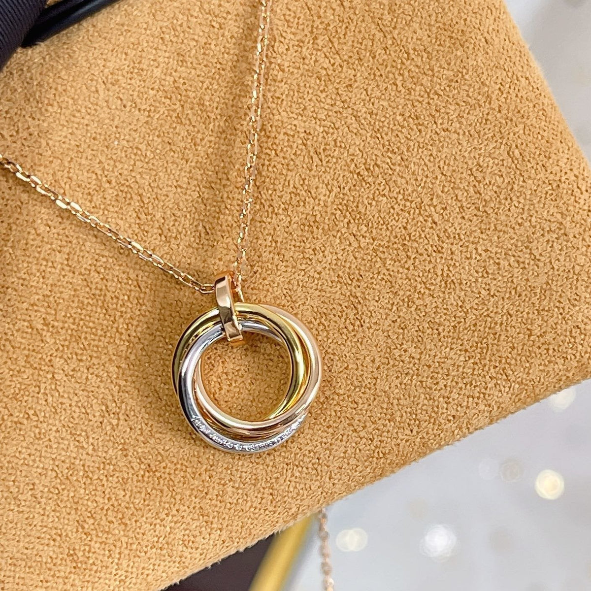 Dream TRINITY-HALSKETTE SILBER GOLD ROSÉGOLD DIAMANTEN