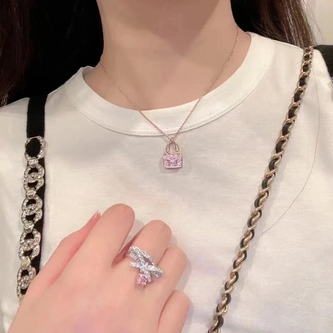 Dream CONSTANCE PEDANT PURPLE DIAMOND NECKLACE