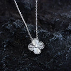 Dream CLOVER 15MM DIAMANT-LASER-HALSKETTE SILBER