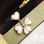 Dream CLOVER SWEET WHITE MOP EARRINGS