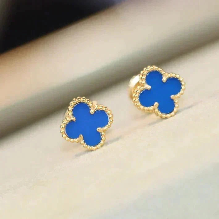 Dream CLOVER MINI 9.5MM TURQUOISE EARRINGS