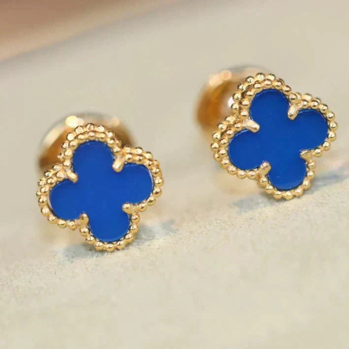 Dream CLOVER MINI 9,5-MM-OHRRINGE IN TÜRKIS