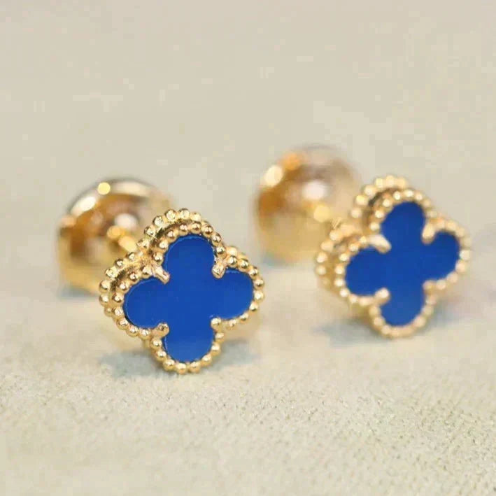 Dream CLOVER MINI 9,5-MM-OHRRINGE IN TÜRKIS