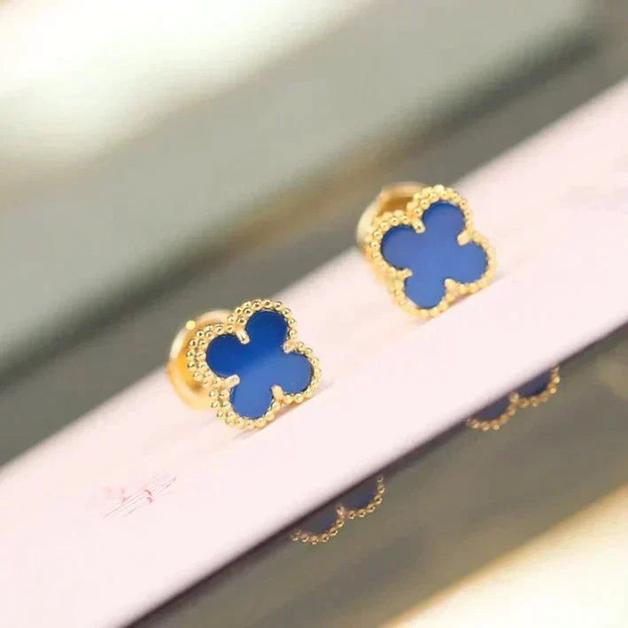 Dream CLOVER MINI 9.5MM TURQUOISE EARRINGS