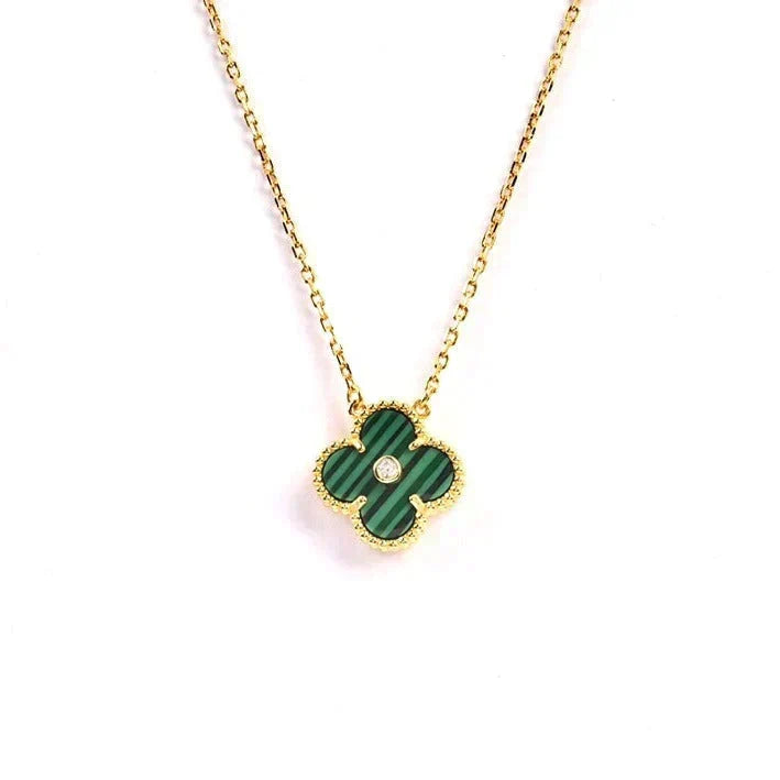 Dream CLOVER 15MM DIAMOND TÜRKIS HALSKETTE
