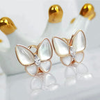 Dream BUTTERFLY MOP DIAMOND EARRINGS