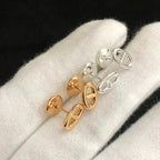 Dream CHAINE SMALL EARRINGS GOLD AND SILVER